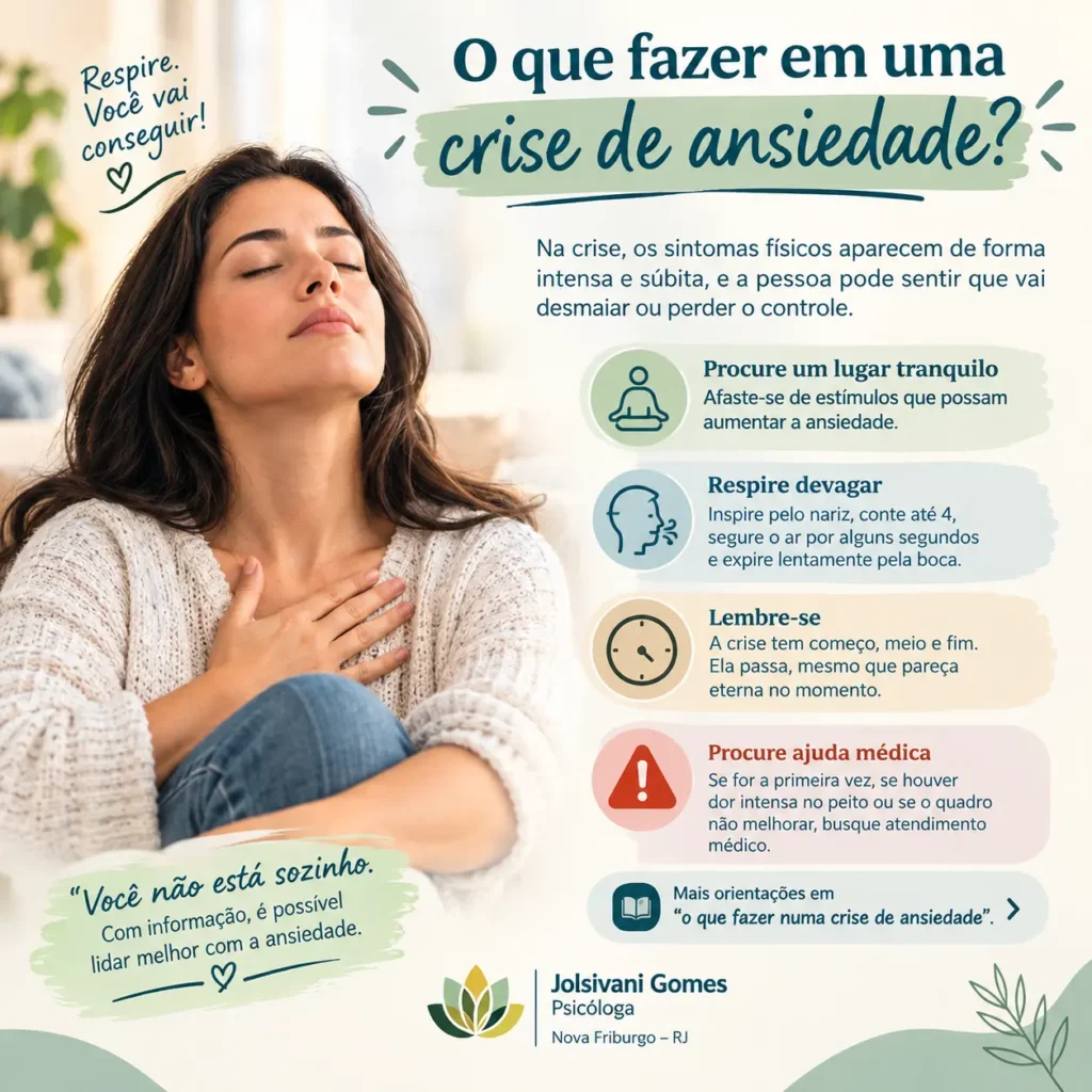 O que fazer em uma crise de ansiedade em Nova Friburgo